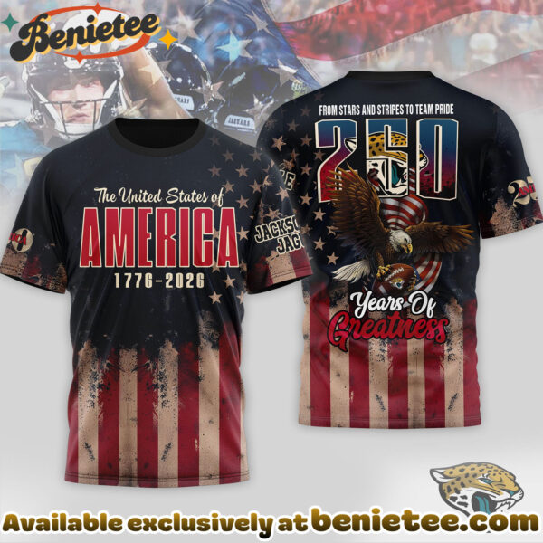Jacksonville Jaguars Premium NFL 250th Anniversary Of America 3D Shirt, Hoodie, Sweatshirt