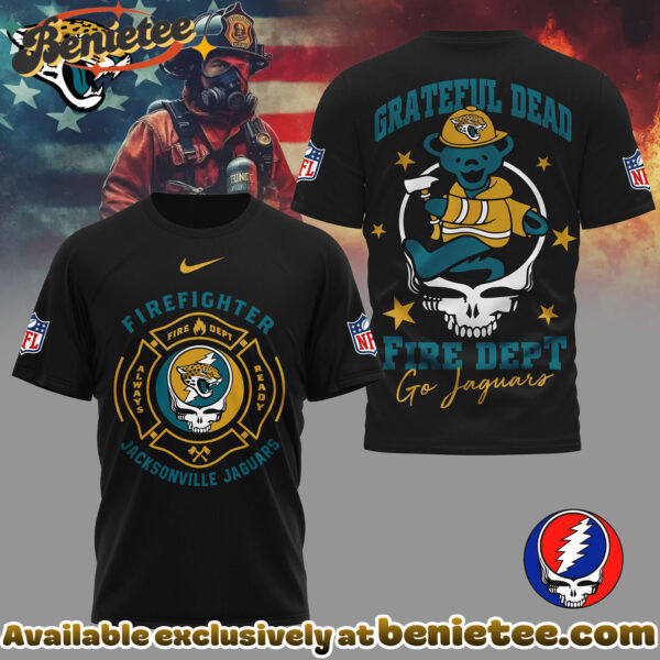 Jacksonville Jaguars Premium NFL Grateful Dead Firefighter 3D Shirt, Hoodie, Sweatshirt