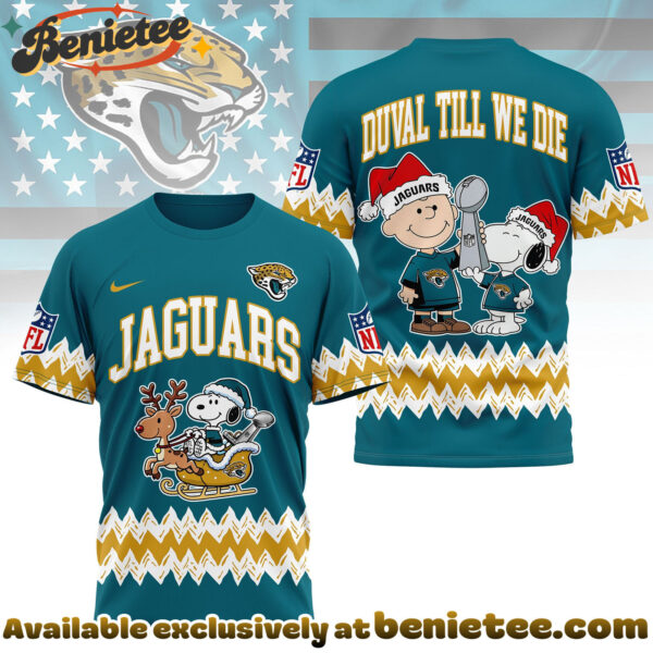 Jacksonville Jaguars Premium NFL Snoopy Super Bowl Holiday 3D Shirt, Hoodie, Sweatshirt