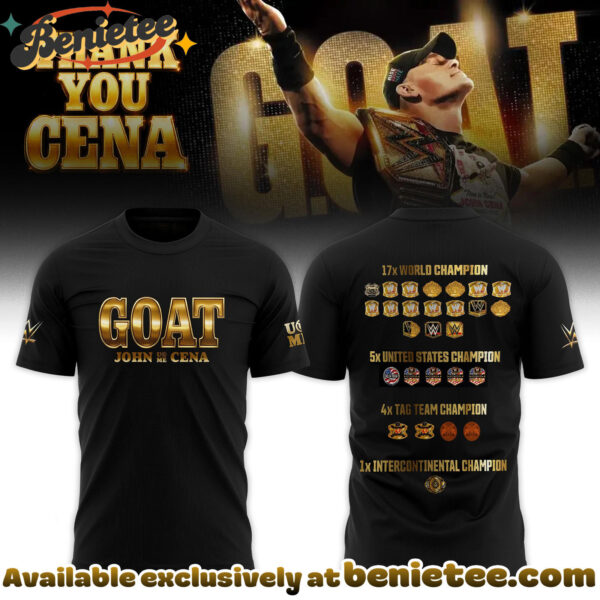 John Cena Thank You Cena Gold Limited Edition T-shirt, Hoodie, Sweatshirt