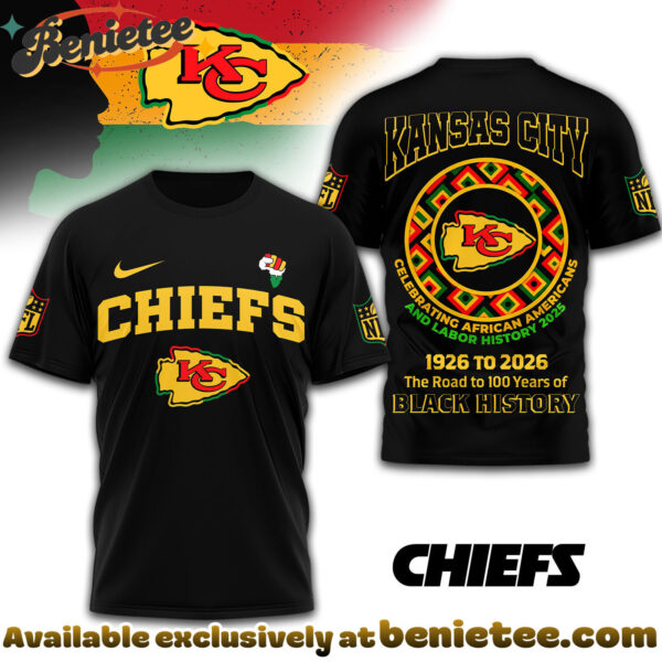 Kansas City Chiefs Premium NFL Black History Month 3D Tshirt, Sweatshirt, Hoodie