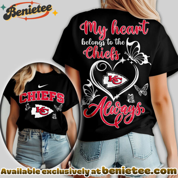 Kansas City Chiefs Premium NFL Butterfly Women Shirt, Hoodie, Sweatshirt