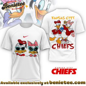 Kansas City Chiefs Premium NFL Donald And Daisy 3D Tshirt, Sweatshirt, Hoodie