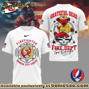Kansas City Chiefs Premium NFL Grateful Dead Firefighter 3D Shirt, Hoodie, Sweatshirt