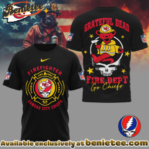 Kansas City Chiefs Premium NFL Grateful Dead Firefighter 3D Shirt, Hoodie, Sweatshirt