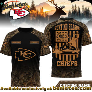 Kansas City Chiefs Premium NFL Hunting Season 3D Shirt