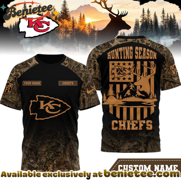 Kansas City Chiefs Premium NFL Hunting Season 3D Shirt