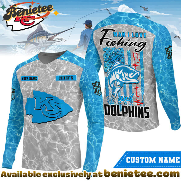 Kansas City Chiefs Premium NFL Love Fishing Long Sleeve Hoodie, T-shirt, Sweatshirt