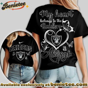 Las Vegas Raiders Premium NFL Butterfly Women Shirt, Hoodie, Sweatshirt