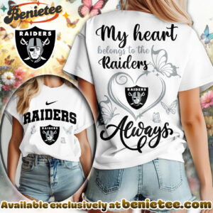 Las Vegas Raiders Premium NFL Butterfly Women Shirt, Hoodie, Sweatshirt