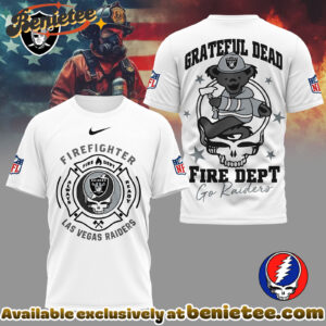 Las Vegas Raiders Premium NFL Grateful Dead Firefighter 3D Shirt, Hoodie, Sweatshirt