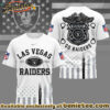 Las Vegas Raiders Premium NFL Law Enforcement Tribute 3D Shirt