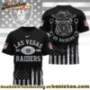 Las Vegas Raiders Premium NFL Law Enforcement Tribute 3D Shirt