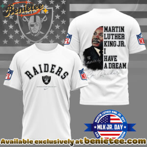 Las Vegas Raiders Premium NFL Martin Luther King JR. Day 3D Shirt, Hoodie, Sweatshirt