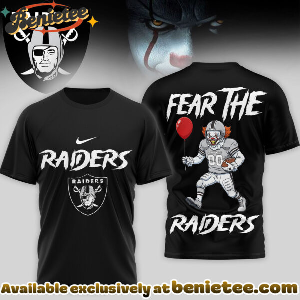 Las Vegas Raiders Premium NFL Pennywise 3D Shirt