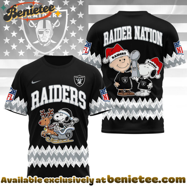 Las Vegas Raiders Premium NFL Snoopy Super Bowl Holiday 3D Shirt, Hoodie, Sweatshirt