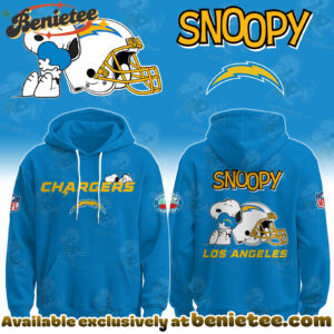 Los Angeles Chargers x Snoopy Hoodie, Sweatshirt, T-shirt Limited Edition - Selling Out Fast