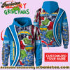 Los Angeles Chargers x The Grinch Christmas Football Hoodie Limited Edition-3D Unisex Hoodie