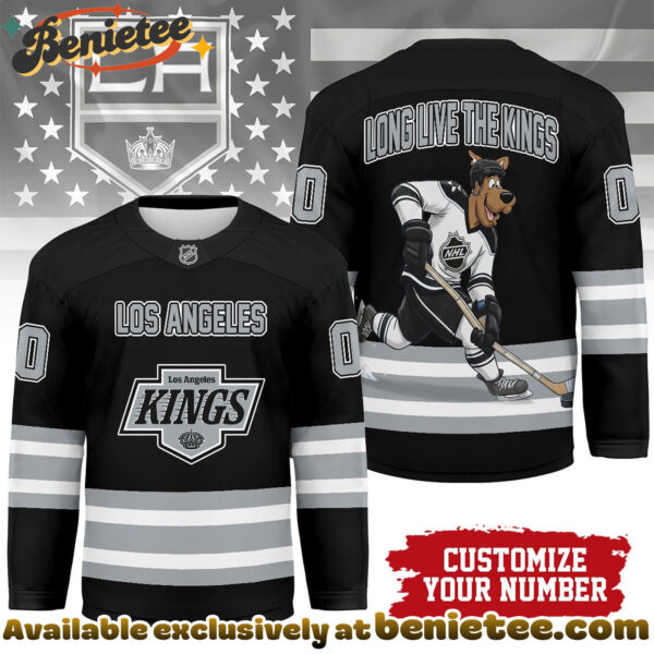 Los Angeles Kings Premium NHL Scooby Doo Personalized Hockey Jersey