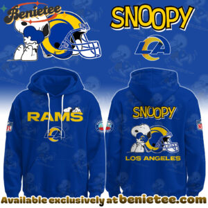 Los Angeles Rams x Snoopy Hoodie, Sweatshirt, T-shirt Limited Edition - Selling Out Fast