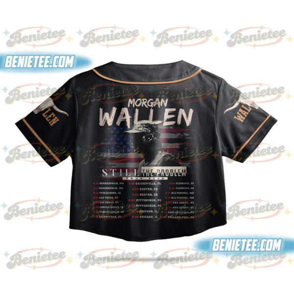 Morgan Wallen Still Problem Tour 2026 Baseball Jersey