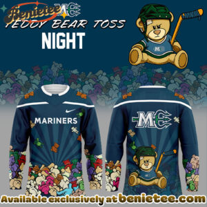 Maine Mariners Teddy Bear Toss Night Hockey Jersey, ALL Team NHL