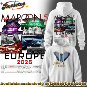 Maroon 5 - Europe Tour 2026 Collection Hoodie, Tshirt, Sweatshirt - Ver 6