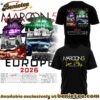 Maroon 5 - Europe Tour 2026 Collection Hoodie, Tshirt, Sweatshirt - Ver 18