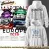 Maroon 5 - Europe Tour 2026 Collection Hoodie, Tshirt, Sweatshirt - Ver 5