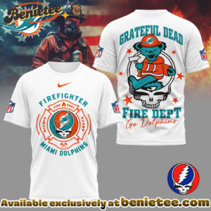 Miami Dolphins Premium NFL Grateful Dead Firefighter 3D Shirt, Hoodie, Sweatshirt