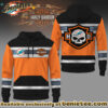 Miami Dolphins Premium NFL Harley-Davidson High Visibility 3D Hoodie, Sweatshirt, Tshirt