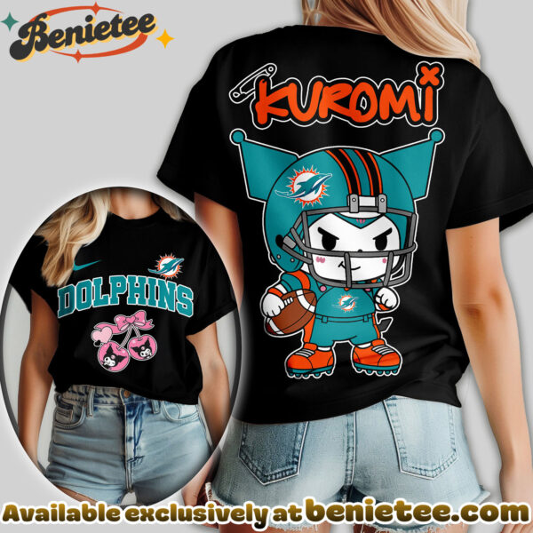 Miami Dolphins Premium NFL Kuromi Women Shirt