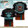 Miami Dolphins Premium NFL Law Enforcement Tribute 3D Shirt