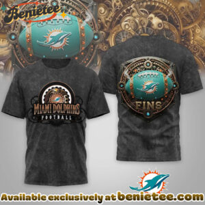 Miami Dolphins Premium NFL Steampunk T-shirt