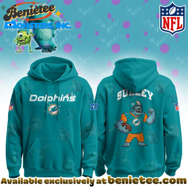 Miami Dolphins x Monsters, Inc Limited Edition Hoodie Cutest Drop of the Year Hoodie, Tshirt, Sweatshirt