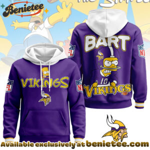 Minnesota Vikings Premium NFL Bart Simpson Hoodie, Sweatshirt, Tshirt