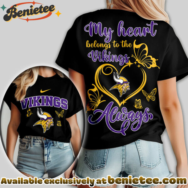 Minnesota Vikings Premium NFL Butterfly Women Shirt, Hoodie, Sweatshirt