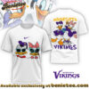 Minnesota Vikings Premium NFL Donald And Daisy 3D Tshirt, Sweatshirt, Hoodie