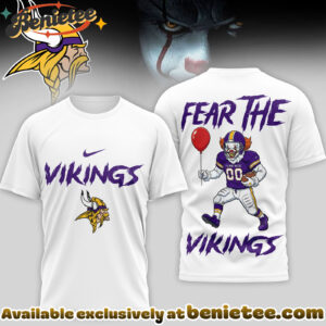 Minnesota Vikings Premium NFL Pennywise 3D Shirt