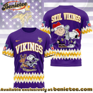 Minnesota Vikings Premium NFL Snoopy Super Bowl Holiday 3D Shirt, Hoodie, Sweatshirt