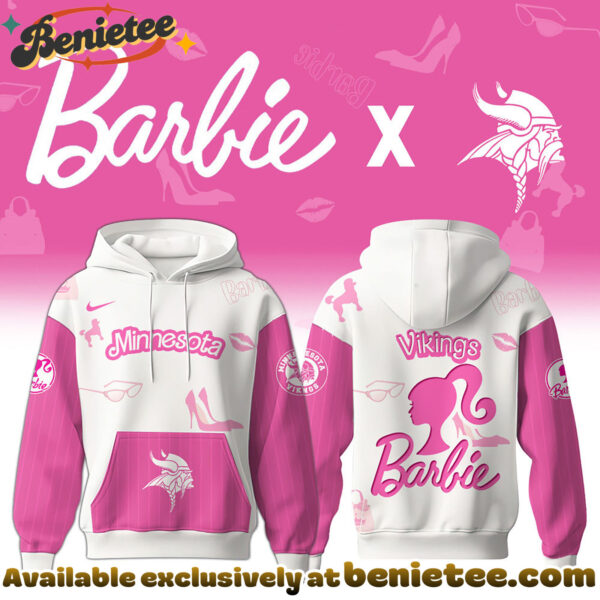 Minnesota Vikings x Barbie Hoodie Limited Edition - Selling Out Fast Hoodie, Sweatshirt, T-shirt
