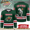 Minnesota Wild Premium NHL Scooby Doo Personalized Hockey Jersey