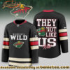 Minnesota Wild Premium NHL They Not Like Us Hockey Jersey - Ver 2