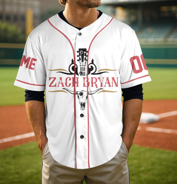Zach Bryan Concert Baseball Jersey