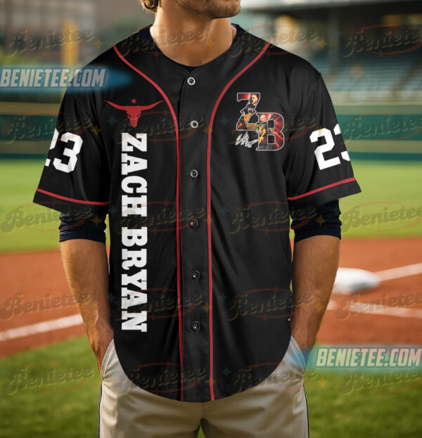 Zach Bryan Concert Baseball Jersey