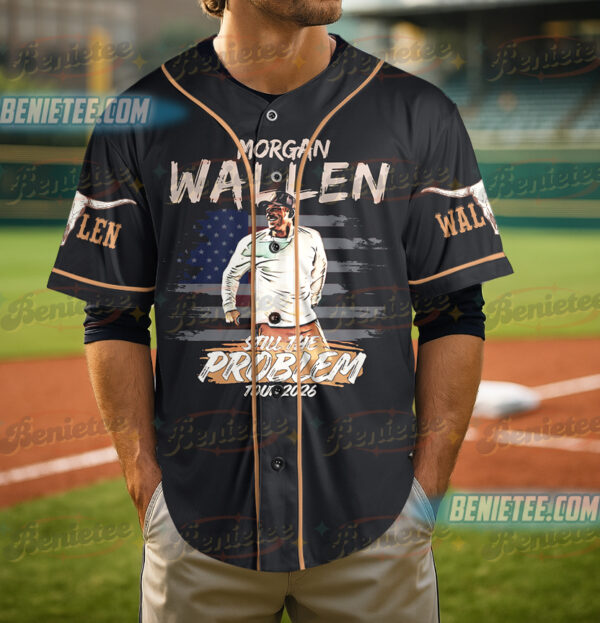 Morgan Wallen Still Problem Tour 2026 Baseball Jersey