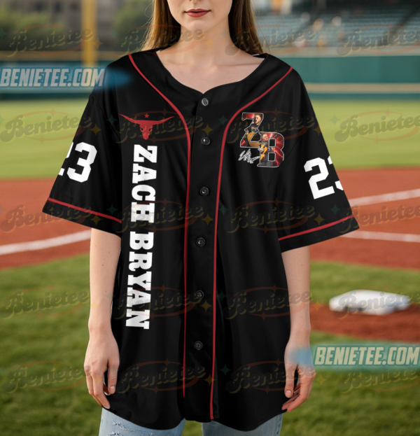 Zach Bryan Concert Baseball Jersey