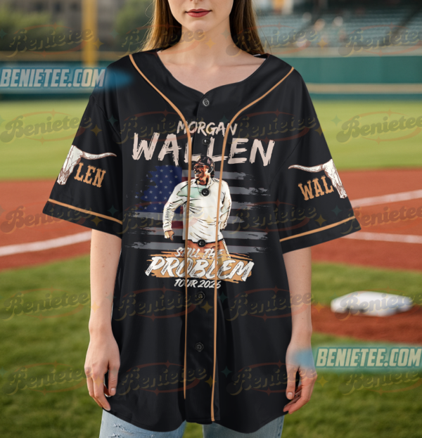 Morgan Wallen Still Problem Tour 2026 Baseball Jersey