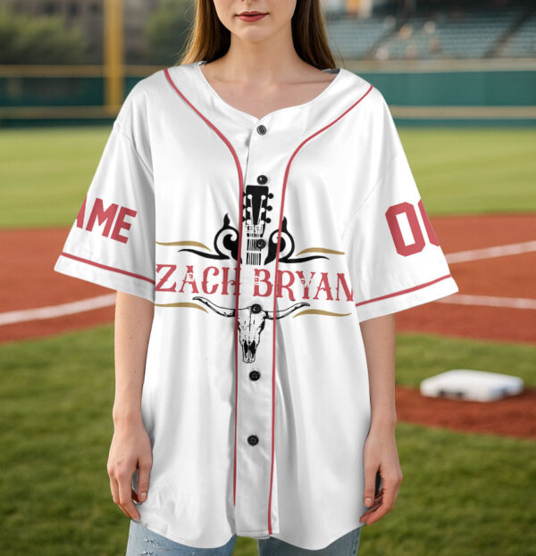 Zach Bryan Concert Baseball Jersey