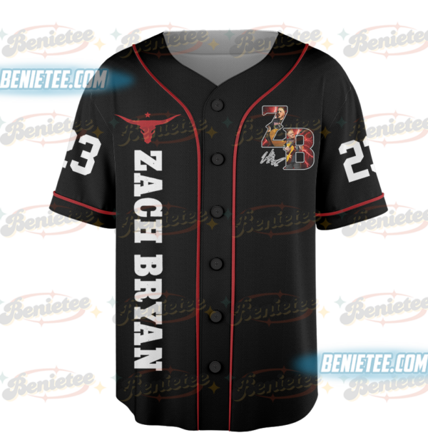 Zach Bryan Concert Baseball Jersey